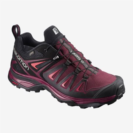 Salomon X ULTRA 3 GTX W Wanderschuhe Damen Rot [7EKV-Z]